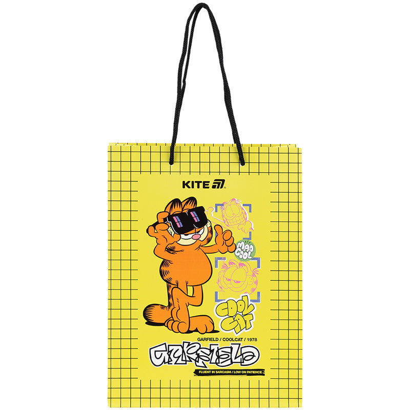 Пакет паперовий подарунковий Kite Garfield GF25-265, 18х24см. Фото 2