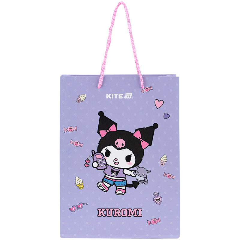 Пакет паперовий подарунковий Kite Kuromi HK25-265-2, 18х24см. Фото 2