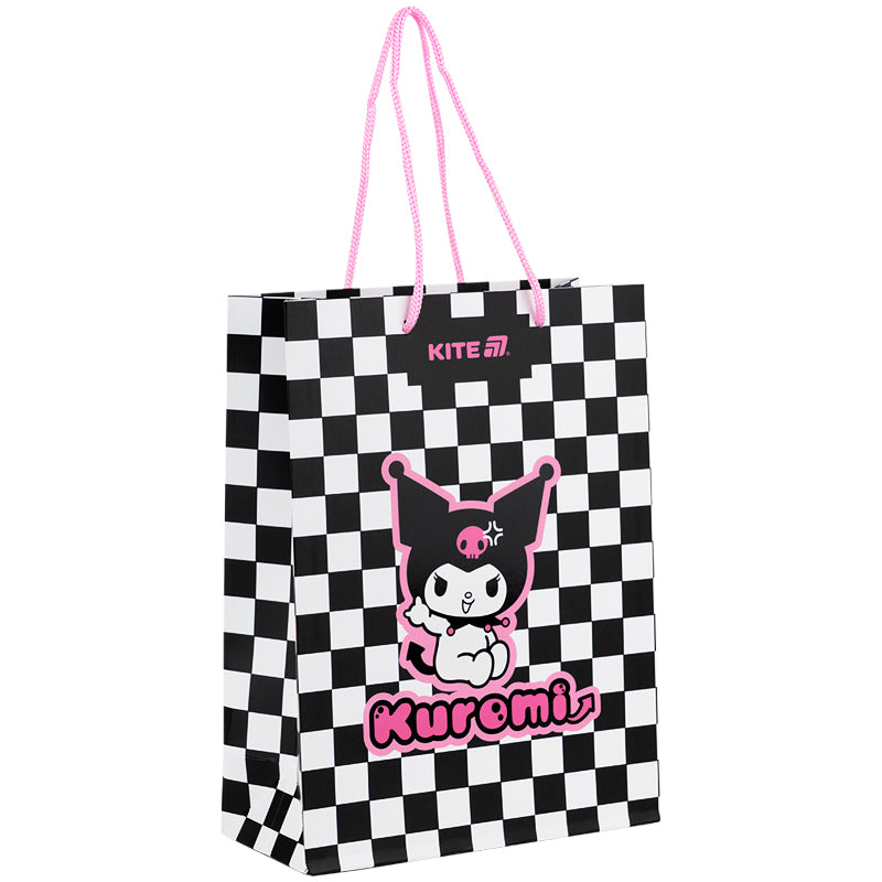 Пакет паперовий подарунковий Kite Kuromi HK25-265-3, 18х24см