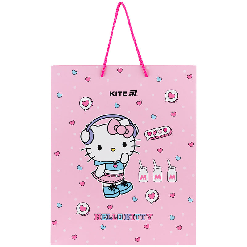 Пакет паперовий подарунковий Kite Hello Kitty HK25-266-1, 26х32см. Фото 2