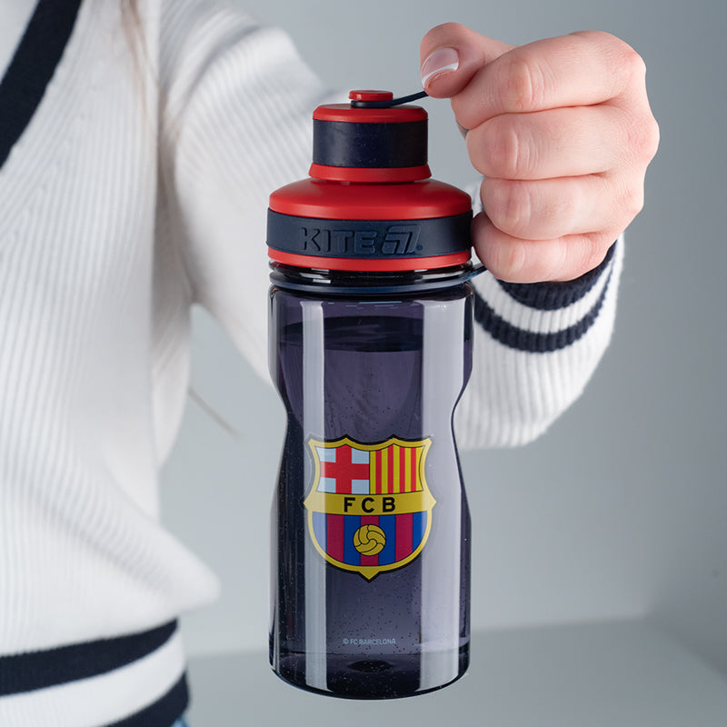 Пляшечка для води Kite FC Barcelona BC25-397, 500 мл, синя. Фото 6