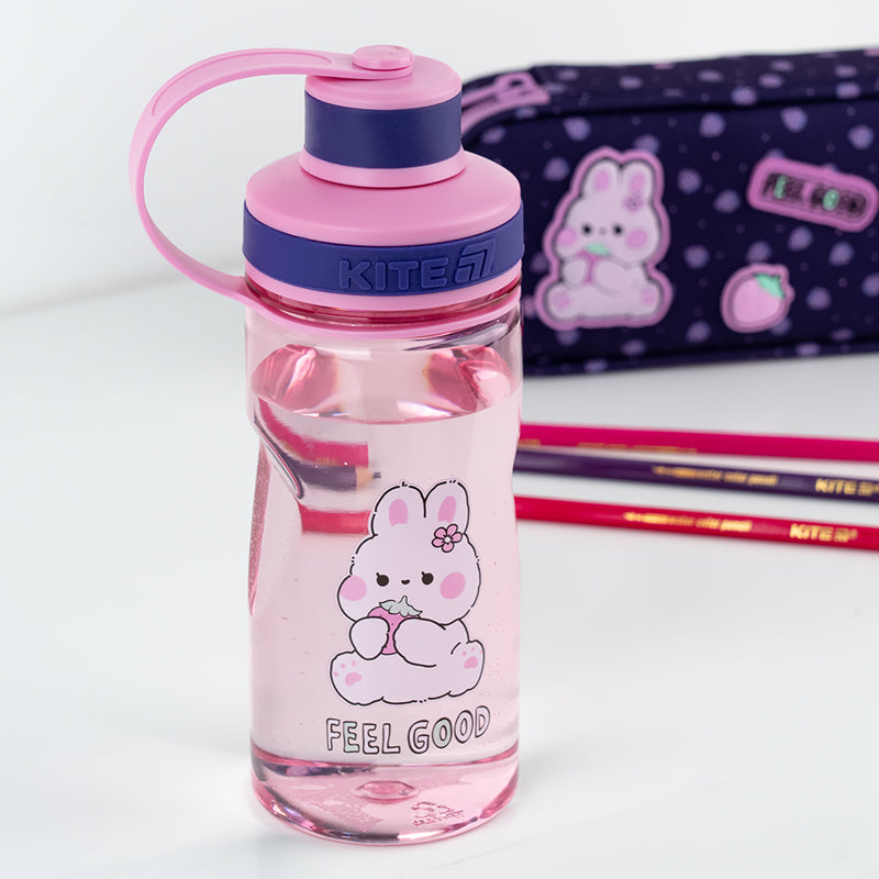 Пляшечка для води Kite Feel Good K25-397-2, 500 мл, лілова. Фото 5