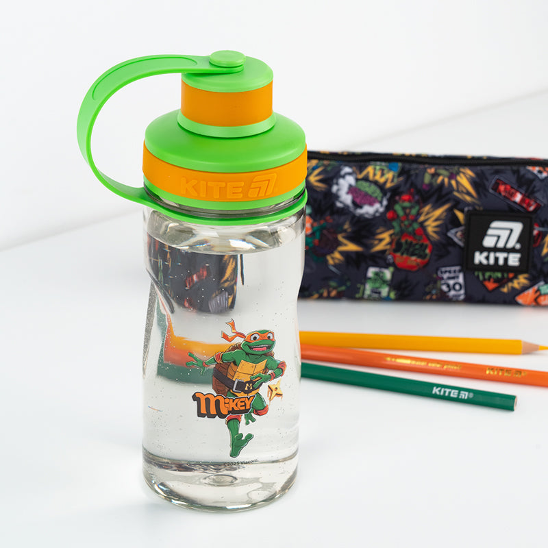 Пляшечка для води Kite Ninja Turtles NT25-397, 500 мл, сіра. Фото 5