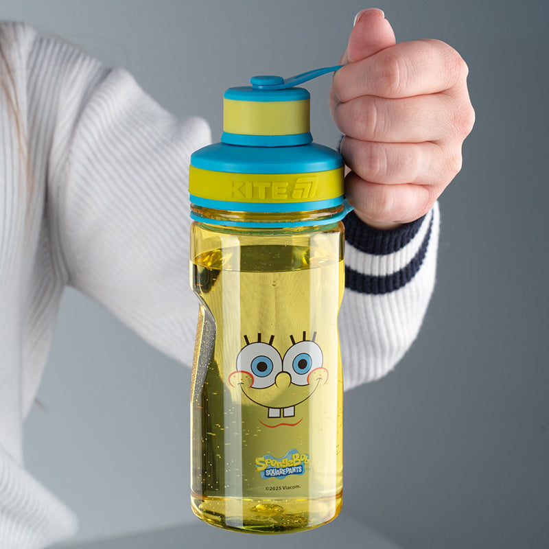 Пляшечка для води Kite Sponge Bob SB25-397, 500 мл, жовта. Фото 6