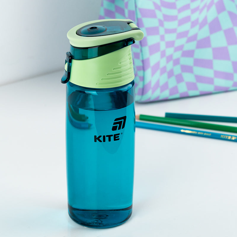 Пляшечка для води Kite K25-401-2, 550 мл, смарагдова. Фото 3
