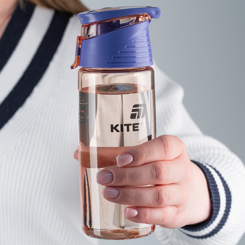 Пляшечка для води Kite K25-401-4, 550 мл, рожева. Фото 5