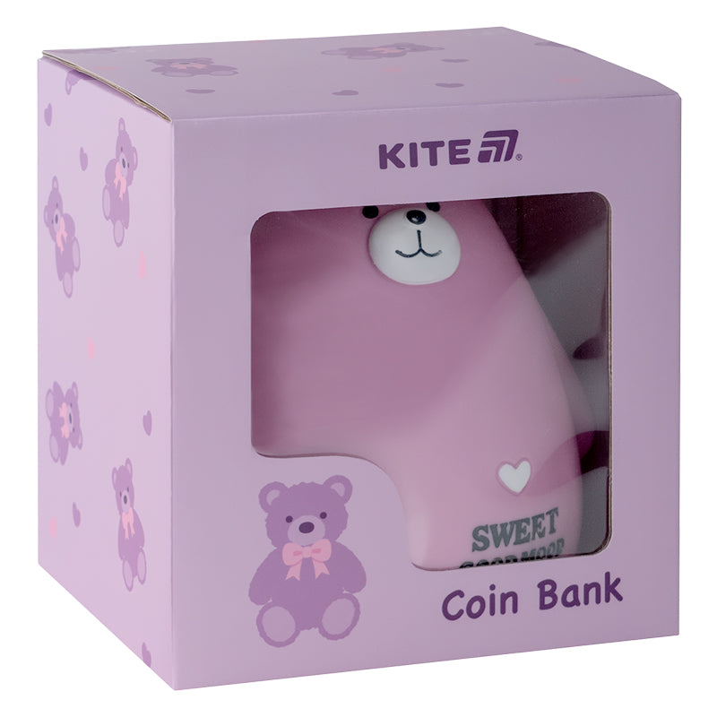 Скарбничка Kite Pink Bear K25-498-7. Фото 2