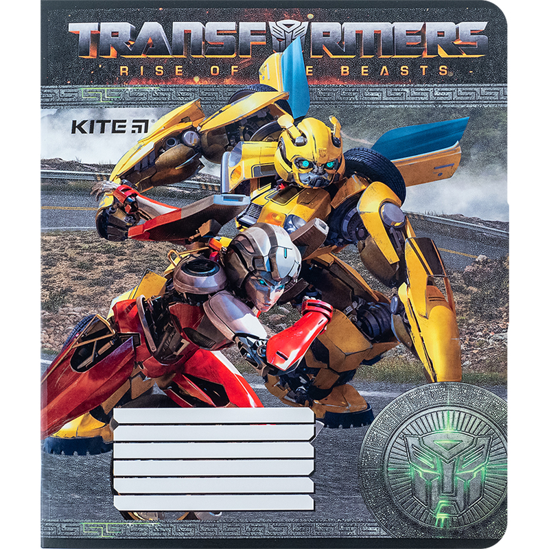 Зошит шкільний Kite Transformers 12 аркушів, клітинка TF24-232. Фото 8