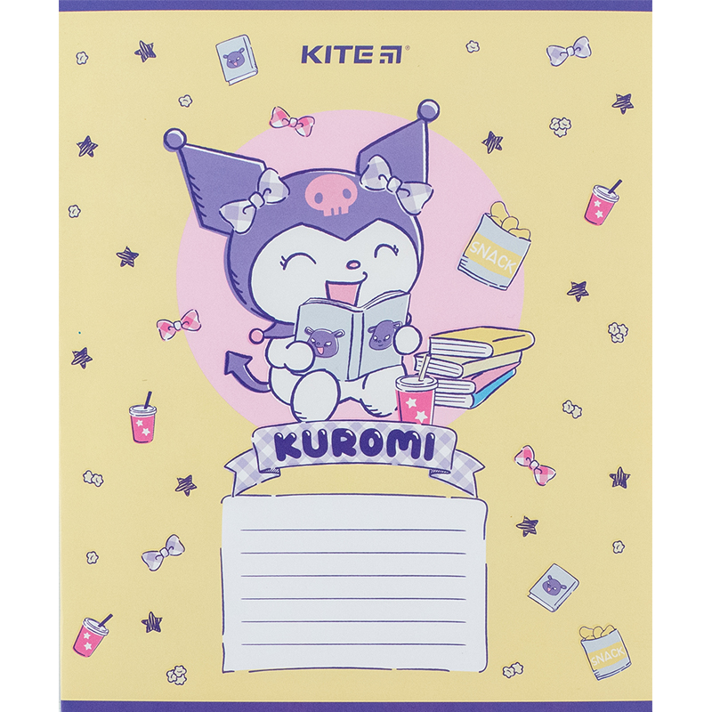 Зошит шкільний Kite Kuromi 12 аркушів, коса лінія HK24-235-2. Фото 6