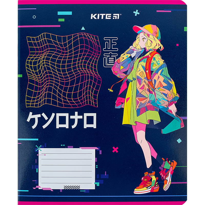 Зошит шкільний Kite Anime 12 аркушів, лінія K24-234-1. Фото 4