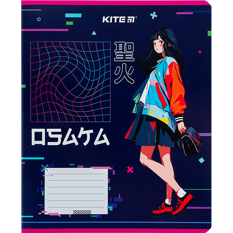 Зошит шкільний Kite Anime 12 аркушів, лінія K24-234-1. Фото 8