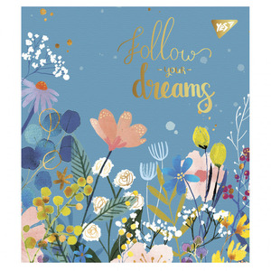 Зошит YES Follow your dreams А5 48 аркушів клітинка. Фото 2