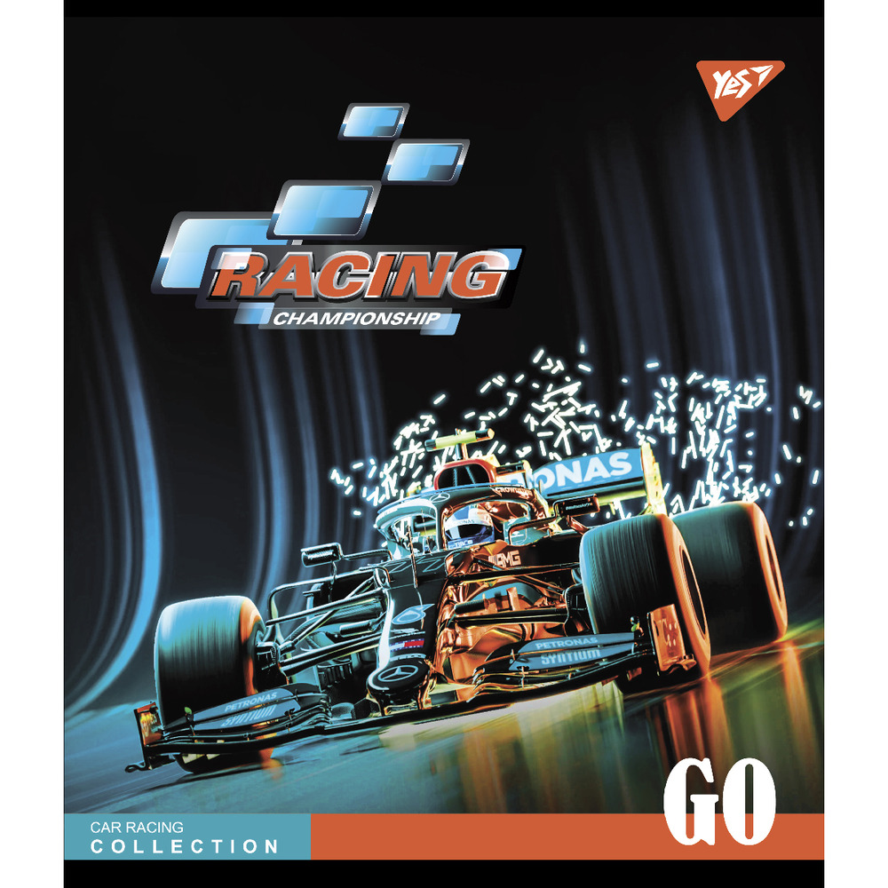 Зошит шкільний YES Racing championship А5 48 аркушів клітинка 766863. Фото 2