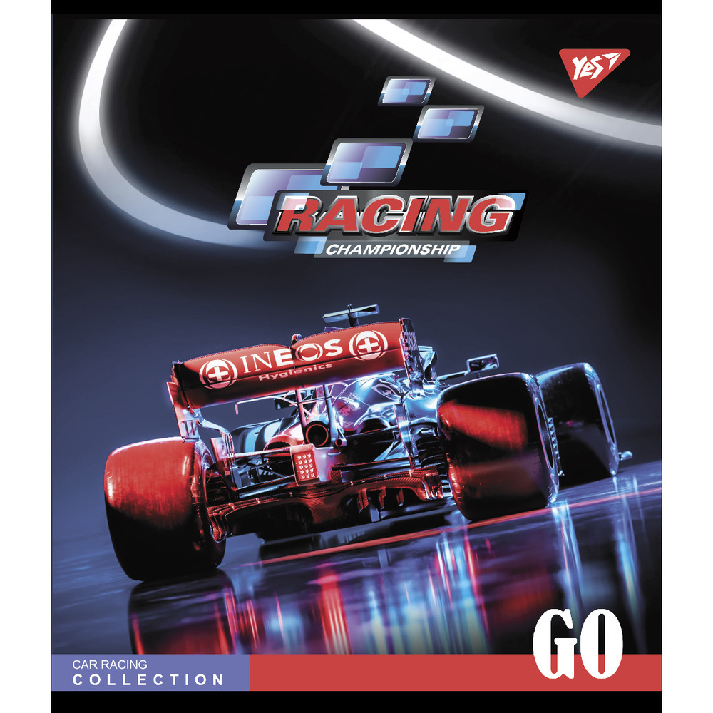 Зошит шкільний YES Racing championship А5 48 аркушів клітинка 766863. Фото 3