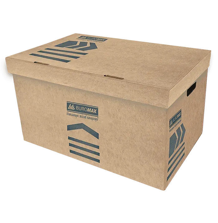 Короб для архівних боксів Buromax 560х380х265 мм крафт BM.3270-34