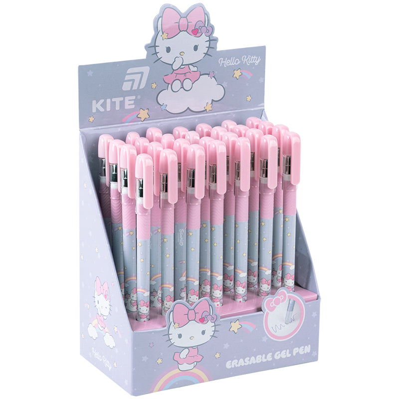 Ручка гелева пиши-стирай Kite Hello Kitty HK25-068, синя