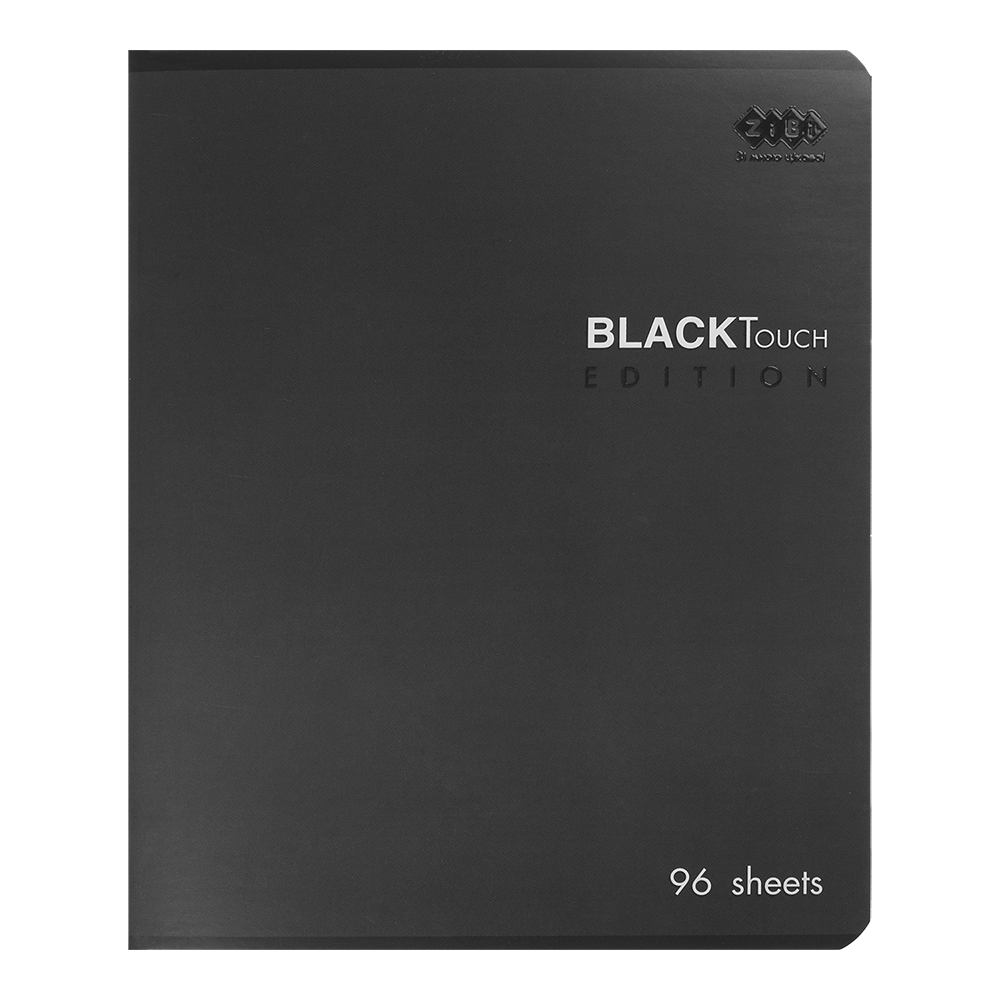  Зошит учнівський ZiBi KIDS LINE загальний BLACK, 96 аркушів, клітинка ZB25.1790K