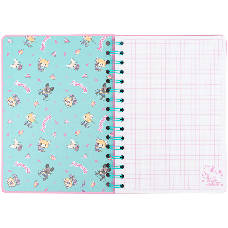 Блокнот на спіралі Kite Aggretsuko AR25-190, A5, 80 аркушів, клітинка. Фото 2