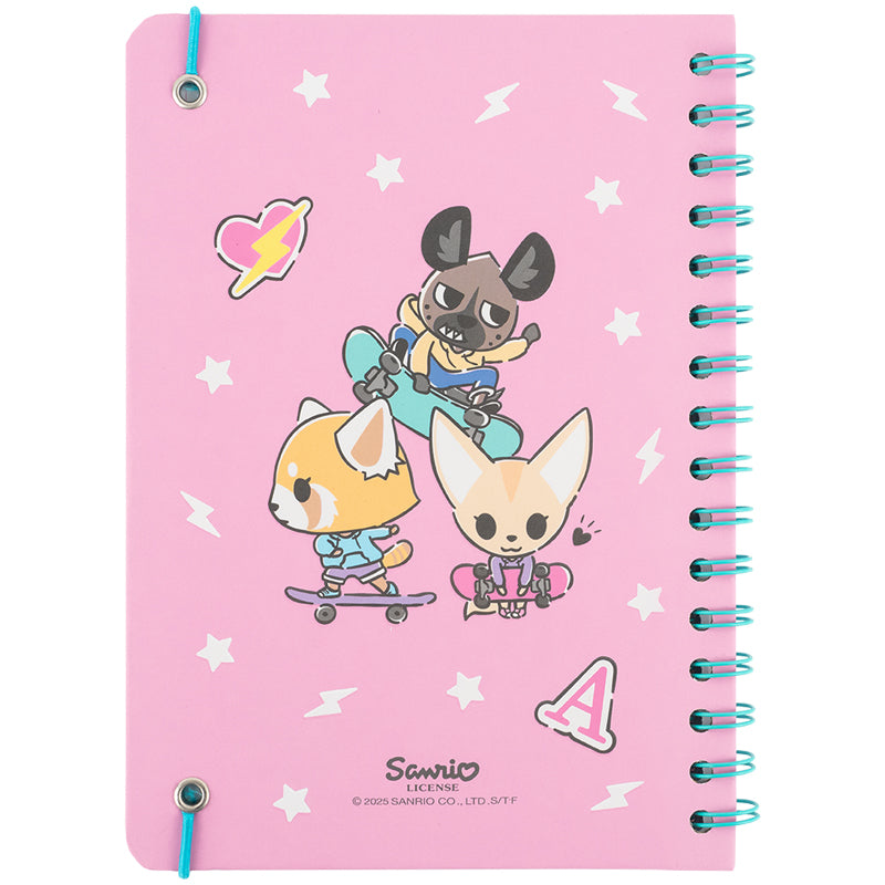 Блокнот на спіралі Kite Aggretsuko AR25-190, A5, 80 аркушів, клітинка. Фото 3