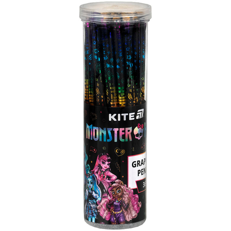 Олівець графітний Kite з кристалом Monster High MH25-059