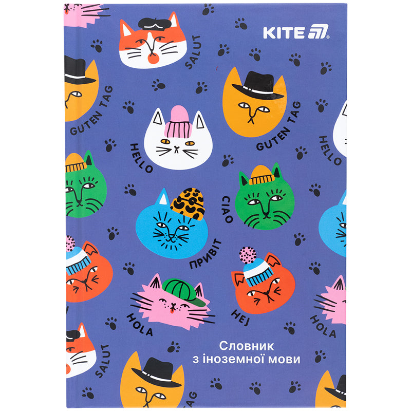 Словник для запису іноземних слів Kite Cats А5 60 аркушів K25-407-2
