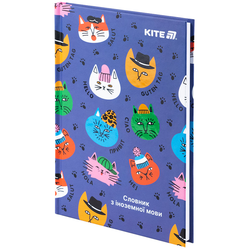 Словник для запису іноземних слів Kite Cats А5 60 аркушів K25-407-2. Фото 2