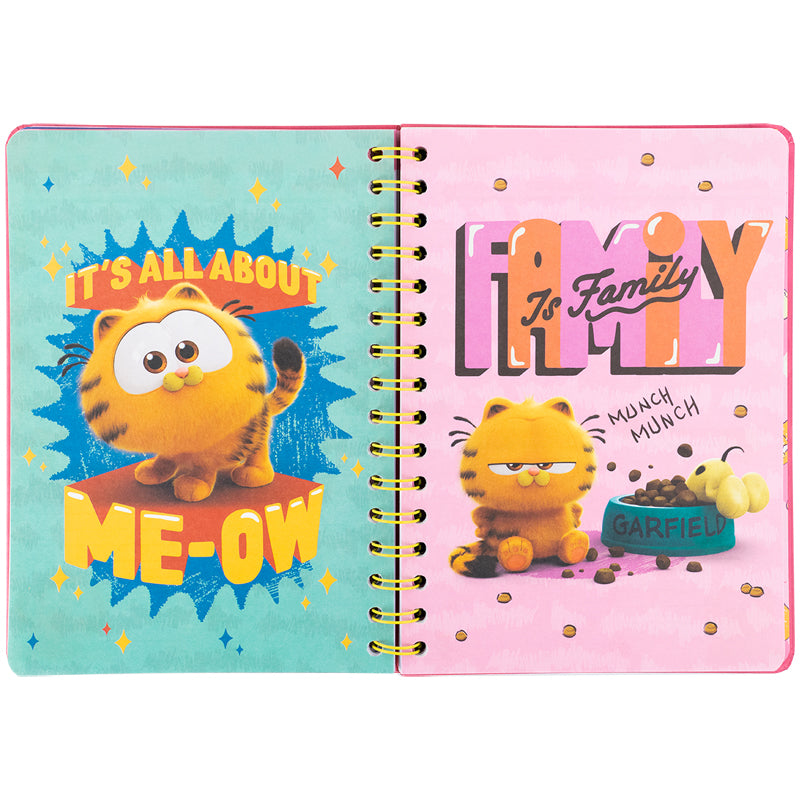 Щоденник на спіралі Kite Garfield GF25-438, тверда обкладинка. Фото 6