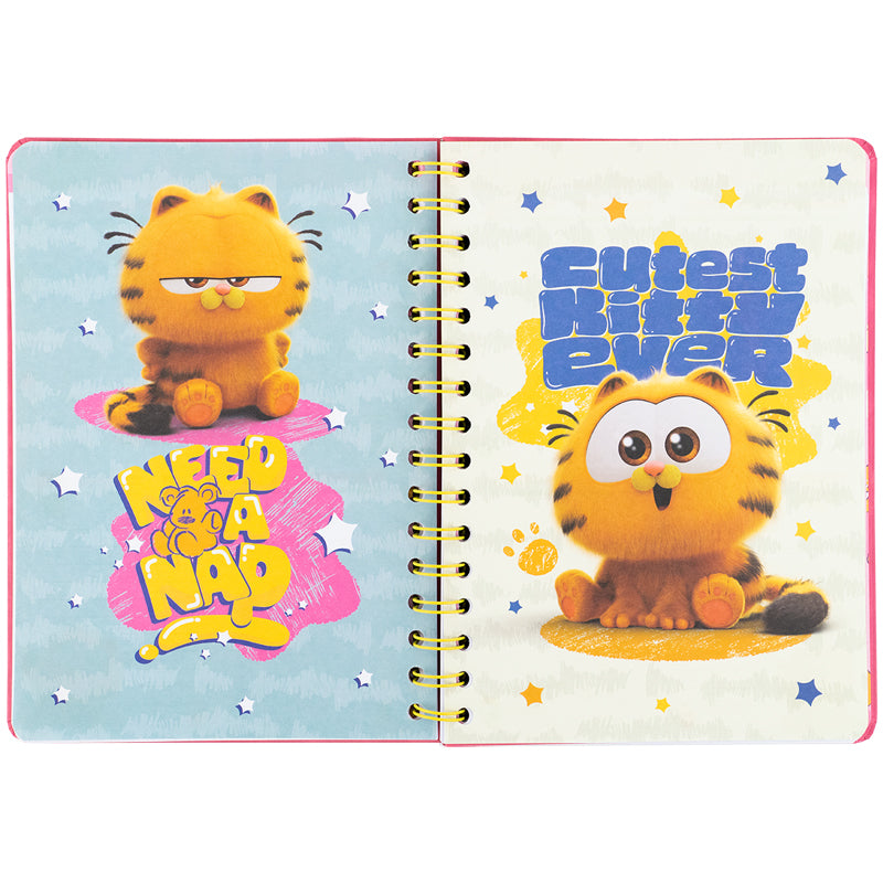 Щоденник на спіралі Kite Garfield GF25-438, тверда обкладинка. Фото 7