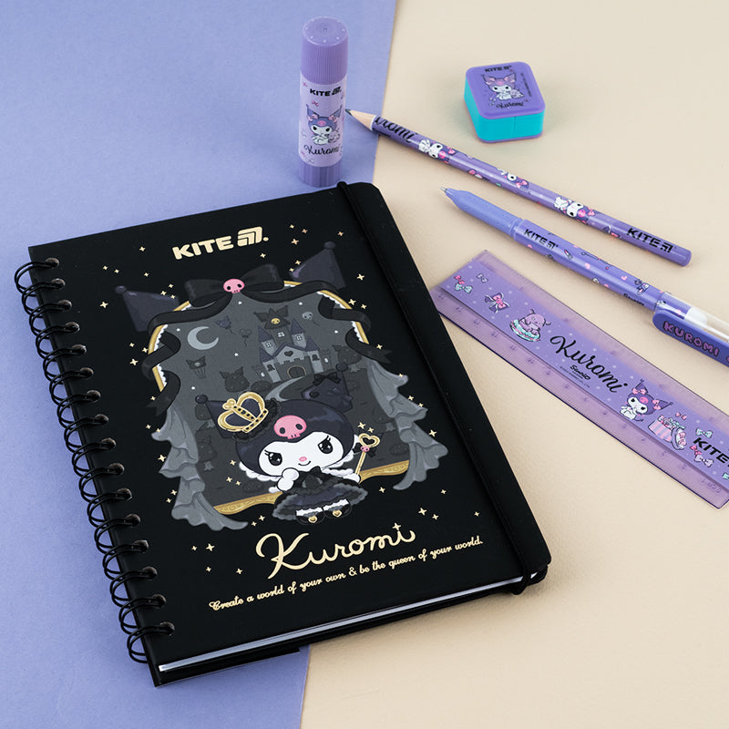 Щоденник на спіралі Kite Kuromi HK25-438-2, тверда обкладинка. Фото 10