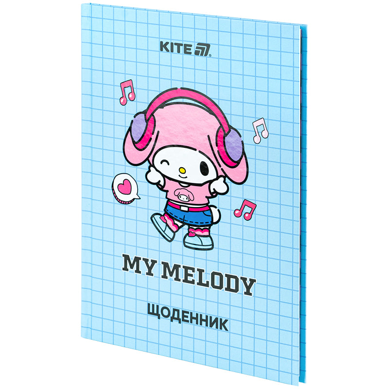 Щоденник шкільний Kite My Melody HK25-262-5, тверда обкладинка. Фото 2