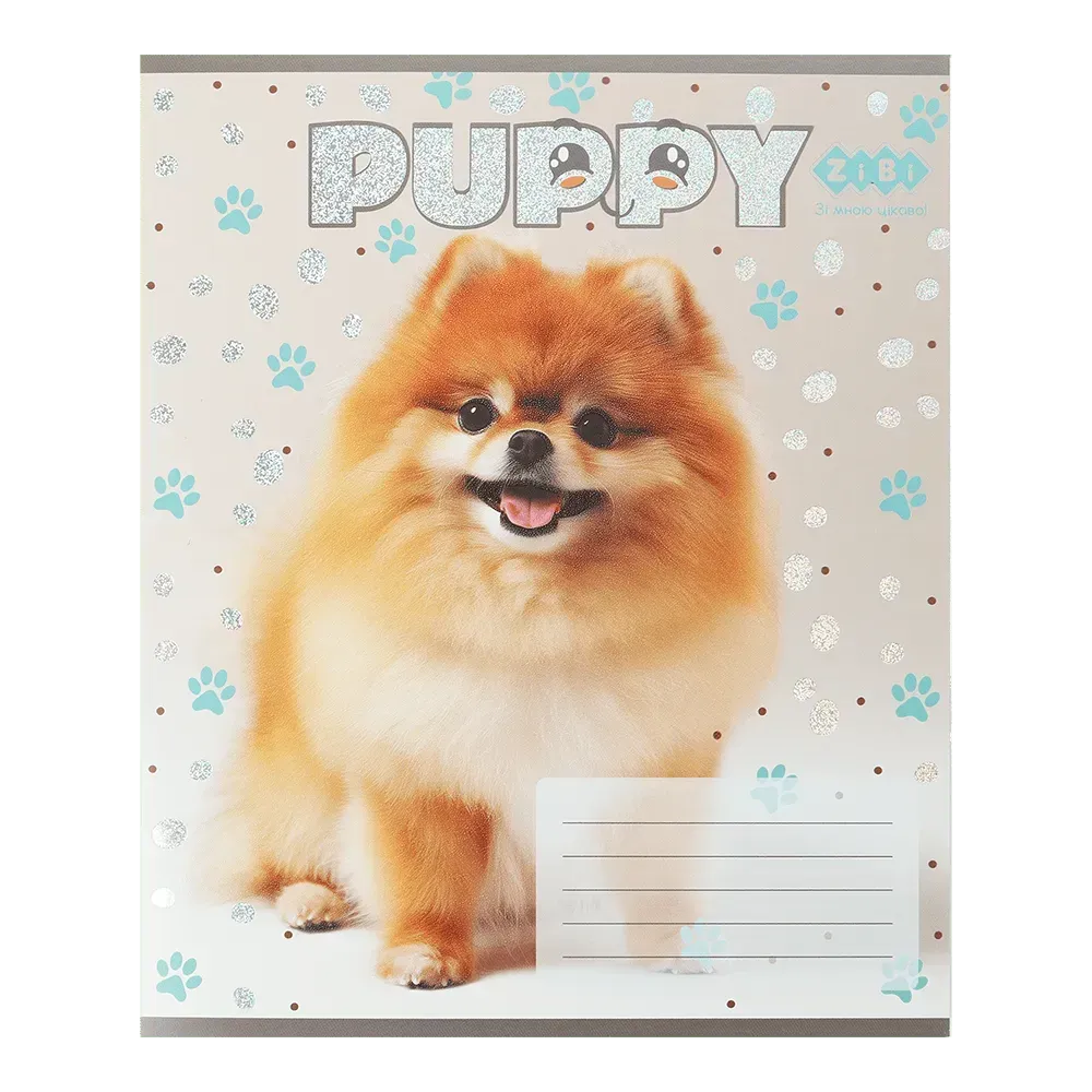 Зошит учнівський ZiBi KIDS LINE DOGS 12 аркушів, коса лінія ZB25.1753C. Фото 5