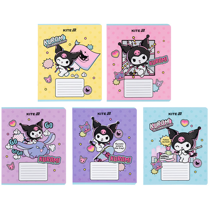 Зошит шкільний Kite  Kuromi 18 аркушів, лінія HK25-237-2