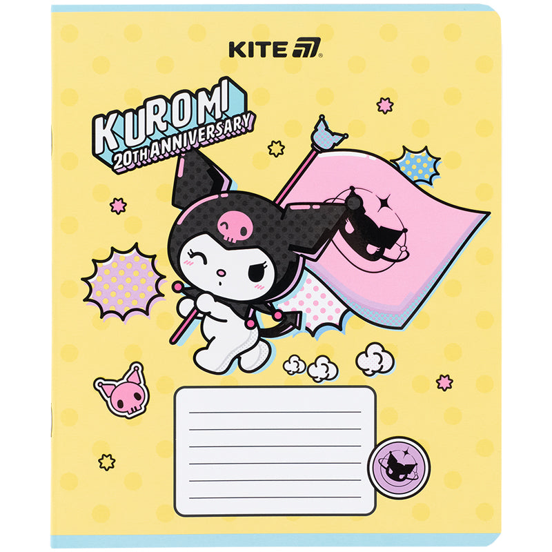 Зошит шкільний Kite  Kuromi 18 аркушів, лінія HK25-237-2. Фото 4