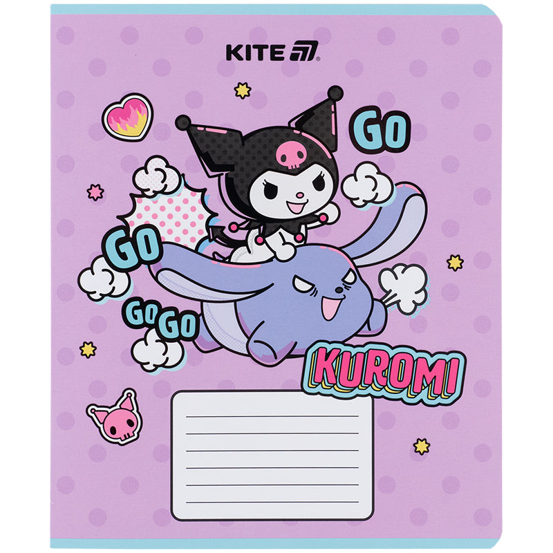 Зошит шкільний Kite  Kuromi 18 аркушів, лінія HK25-237-2. Фото 8