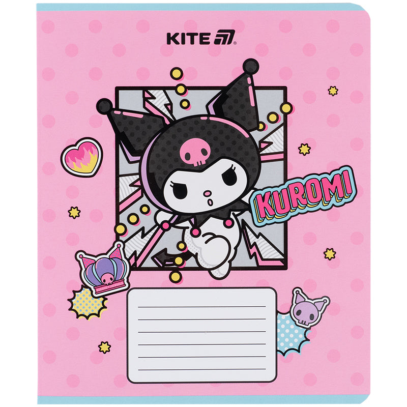 Зошит шкільний Kite  Kuromi 18 аркушів, лінія HK25-237-2. Фото 6