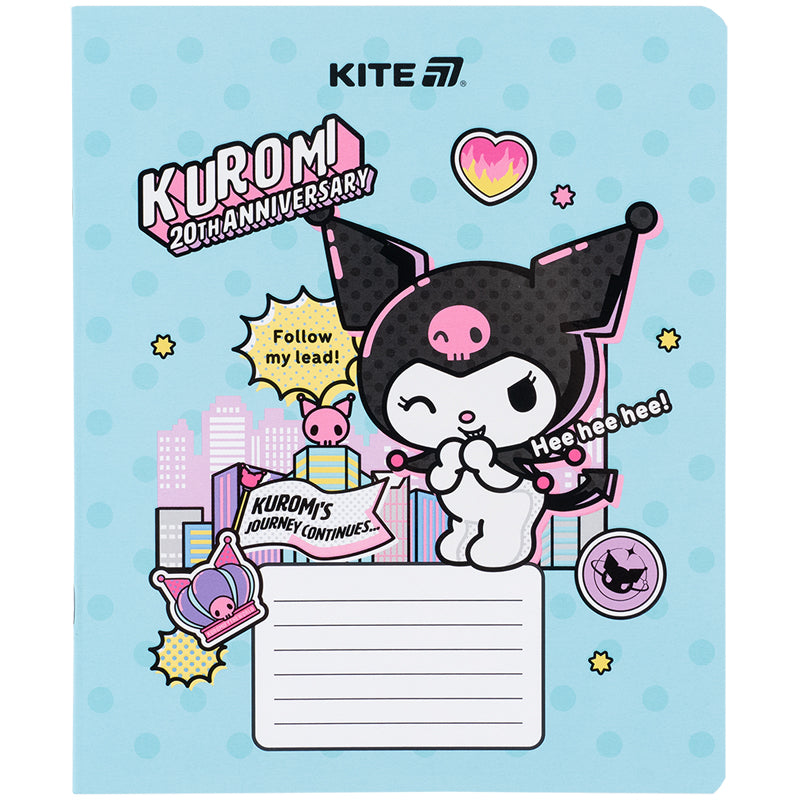 Зошит шкільний Kite  Kuromi 18 аркушів, лінія HK25-237-2. Фото 12