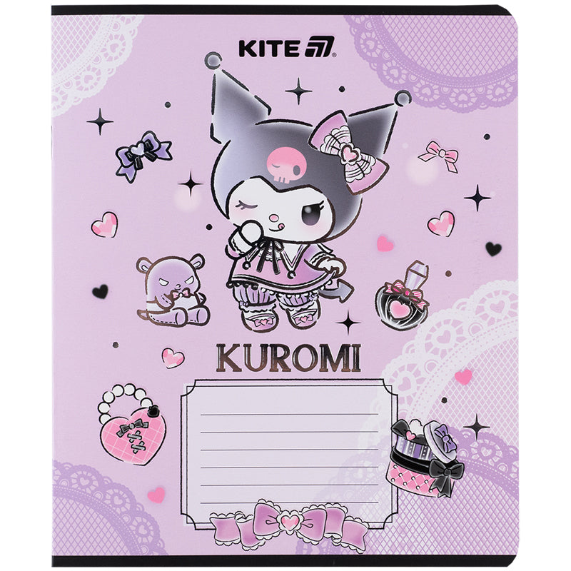 Зошит шкільний Kite Kuromi 18 аркушів, лінія HK25-237-1. Фото 4