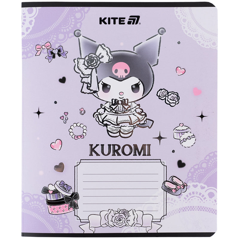 Зошит шкільний Kite Kuromi 18 аркушів, лінія HK25-237-1. Фото 6