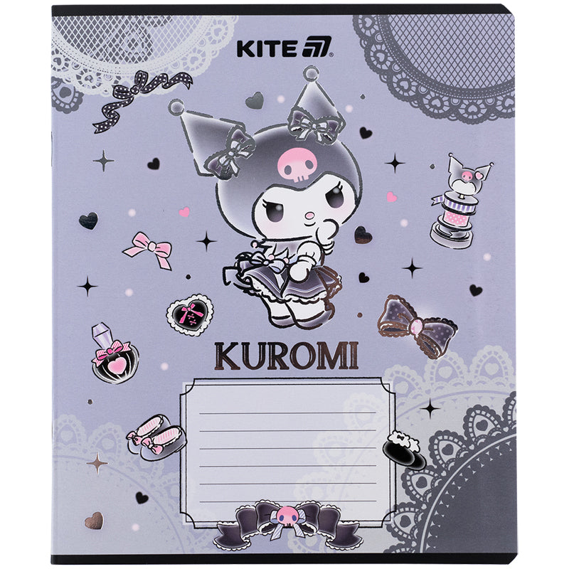 Зошит шкільний Kite Kuromi 18 аркушів, лінія HK25-237-1. Фото 12