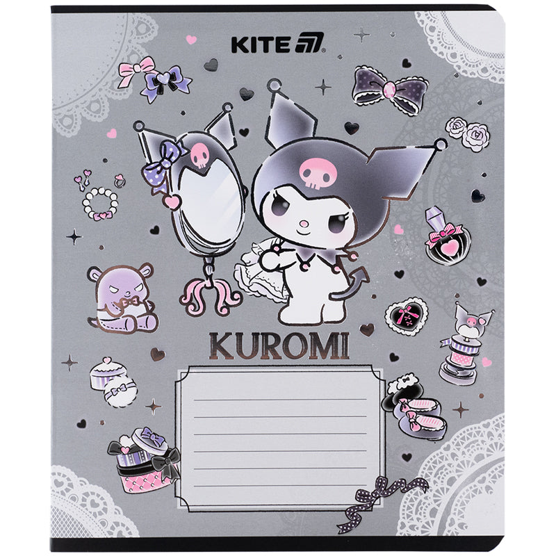 Зошит шкільний Kite Kuromi 18 аркушів, лінія HK25-237-1. Фото 10