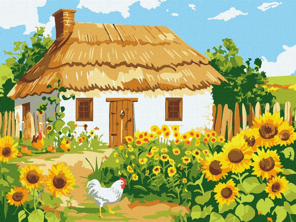 Ideyka Картина за номерами. Рідний будиночок 30х40 см