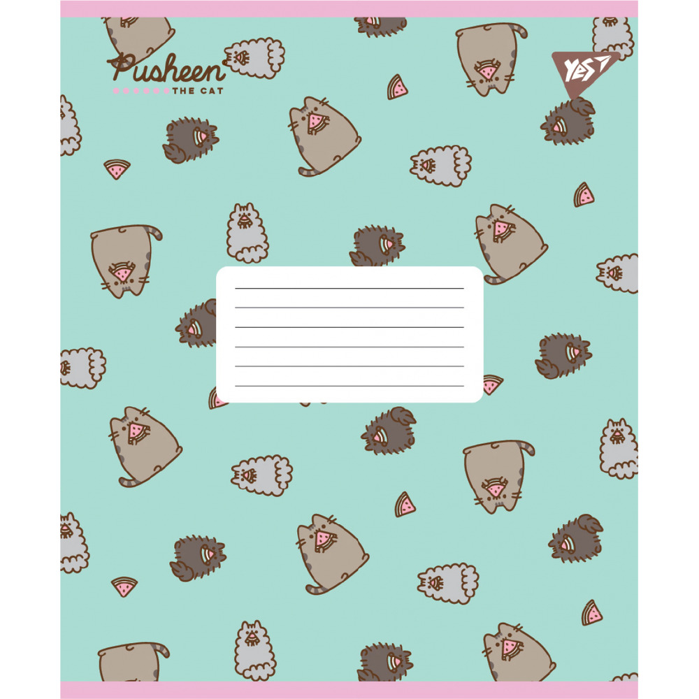 Зошит шкільний Yes Pusheen Candy 12 аркушів клітинка 767597. Фото 6