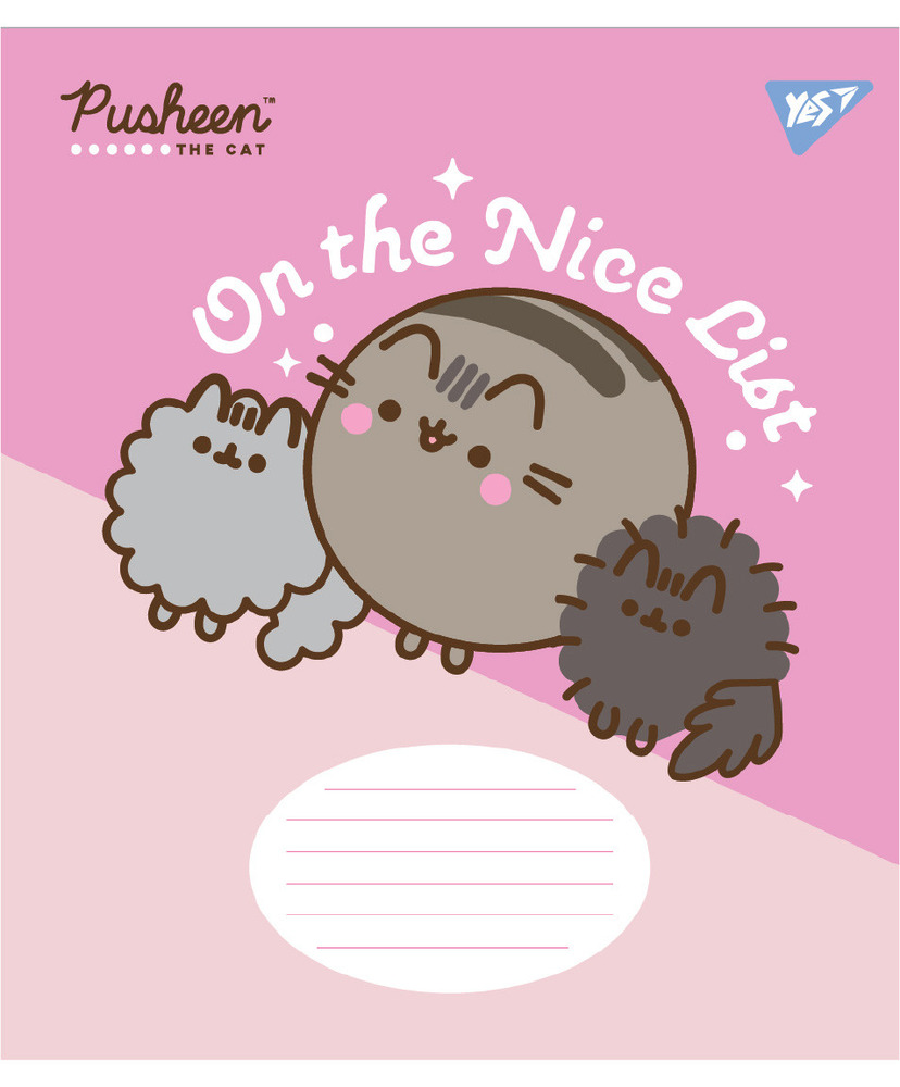 Зошит шкільний Yes Pusheen The Cat 12 аркушів клітинка 767612. Фото 5