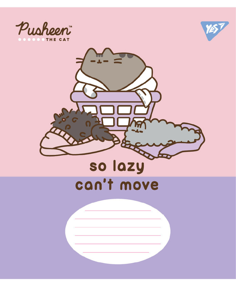Зошит шкільний Yes Pusheen The Cat 12 аркушів клітинка 767612. Фото 2