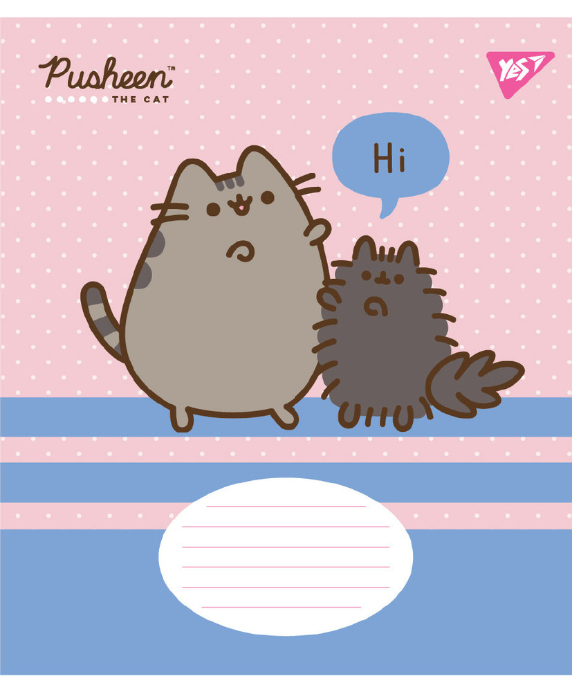 Зошит шкільний Yes Pusheen The Cat 12 аркушів клітинка 767612. Фото 3