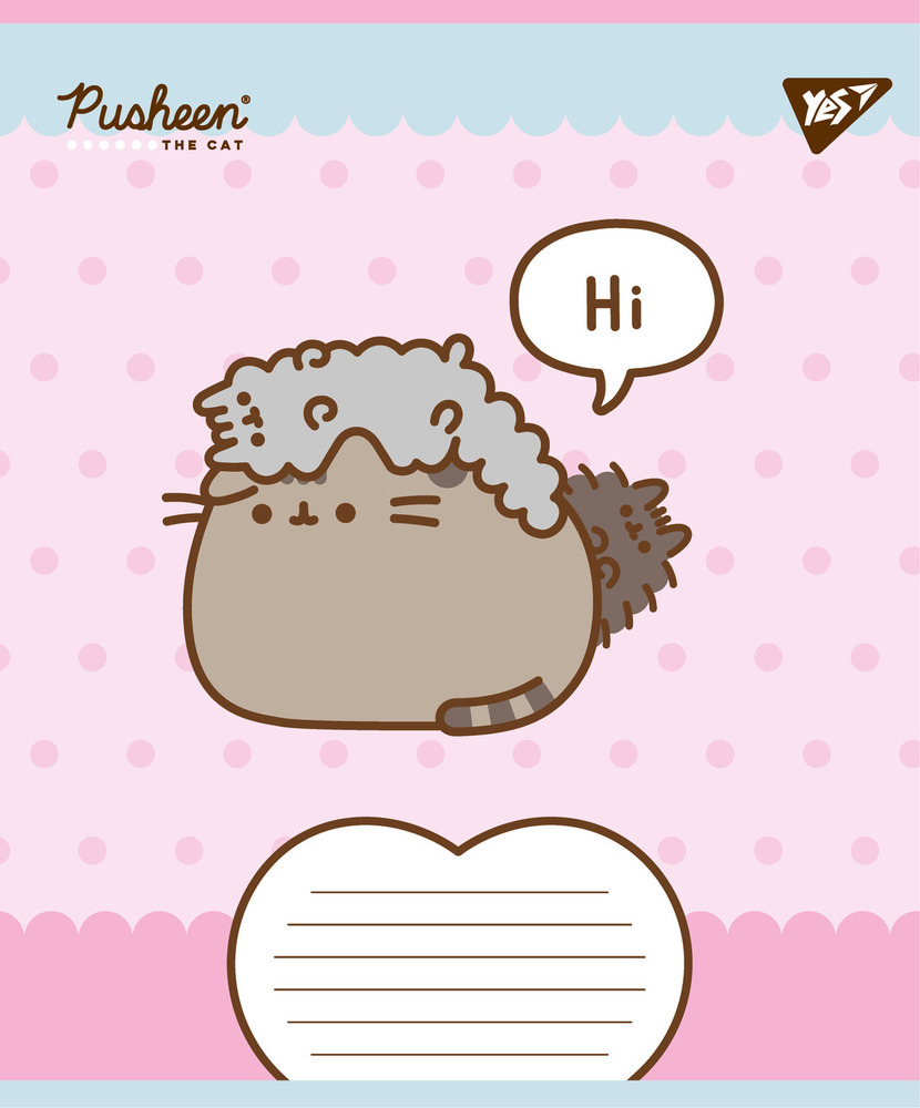 Зошит шкільний Yes Pusheen Weekend 12 аркушів клітинка 767607. Фото 2