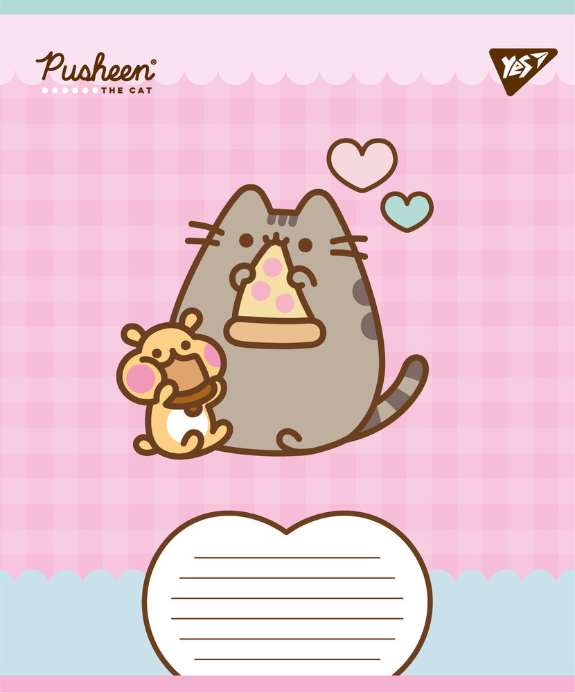 Зошит шкільний Yes Pusheen Weekend 12 аркушів клітинка 767607. Фото 5