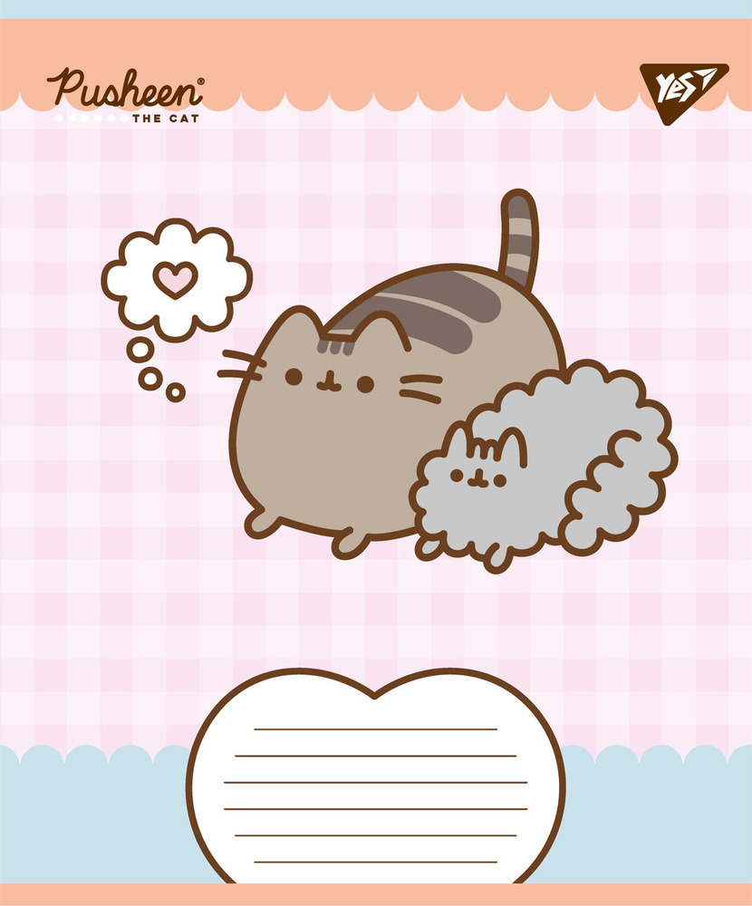 Зошит шкільний Yes Pusheen Weekend 12 аркушів клітинка 767607. Фото 3