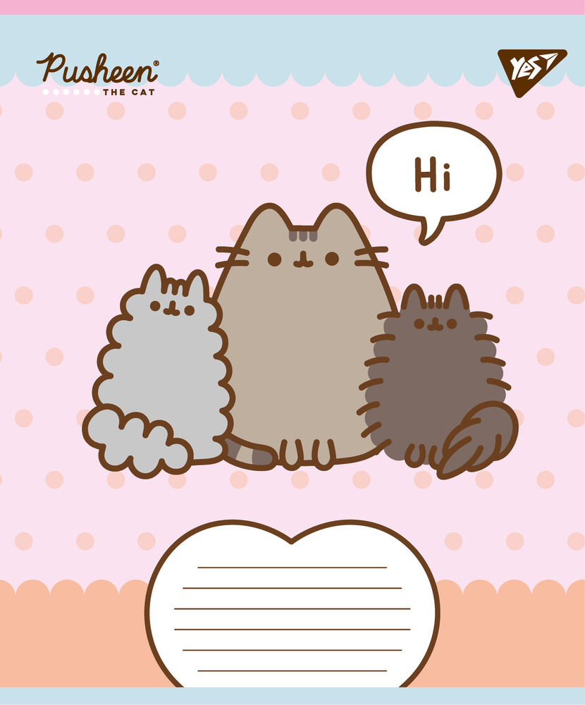 Зошит шкільний Yes Pusheen Weekend 12 аркушів клітинка 767607. Фото 6
