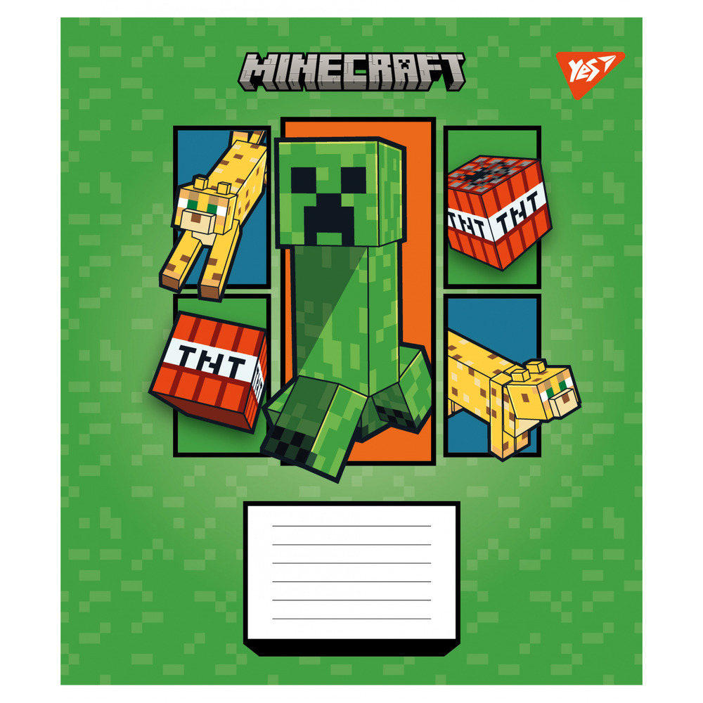 Зошит шкільний Yes Minecraft Arrows 12 аркушів лінія 767571. Фото 2